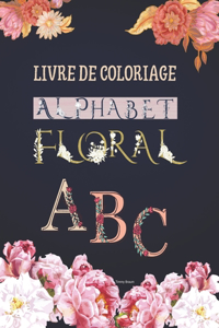 Livre de coloriage Alphabet Floral