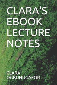 Clara's eBook Lecture Notes