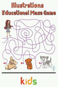 Illustrator Educational Maze Game Kids