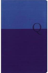 NIV, Quest Study Bible, Personal Size, Imitation Leather, Blue, Indexed