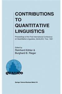 Contributions to Quantitative Linguistics