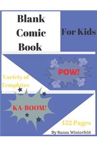 Blank Comic Book for Kids