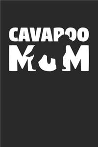 Cavapoo Notebook 'Cavapoo Mom' - Gift for Dog Lovers - Cavapoo Journal