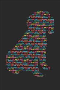 Cockapoo Notebook 'Word Cloud' - Gift for Cockapoo Lovers - Cockapoo Journal