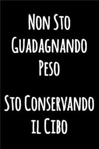 Non Sto Guadagnando Peso Sto Conservando il Cibo