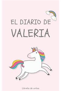 El Diario de Valeria Libreta de Notas