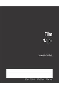 Film Major Composition Notebook