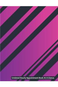 Undated Hourly Appointment Book At A Glance