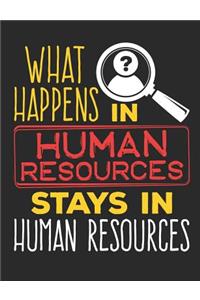What Happens in Human Resources Stays in Human Resources