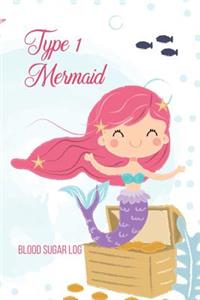 Type 1 Mermaid Blood Sugar Log