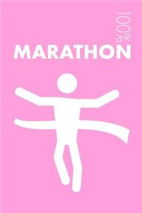 Womens Marathon Running Notebook