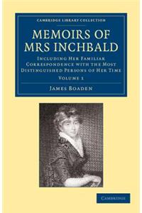 Memoirs of Mrs Inchbald: Volume 1