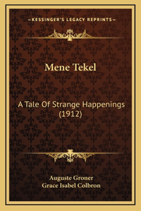Mene Tekel