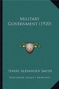 Military Government (1920)