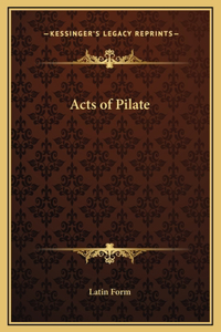 Acts of Pilate