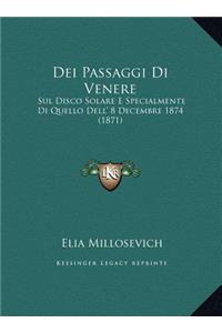 Dei Passaggi Di Venere