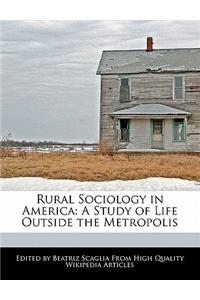 Rural Sociology in America