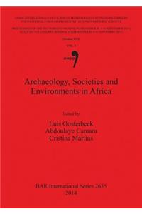 Archaeology, Societies and Environments in Africa