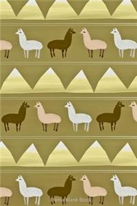 Llama Blank Book