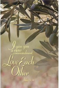 Love Each Other Maundy Thursday Bulletin (Pkg of 50)