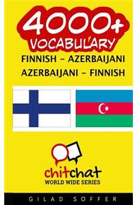 4000+ Finnish - Azerbaijani Azerbaijani - Finnish Vocabulary