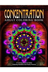 CONCENTRATION ADULT COLORING BOOKS - Vol.12