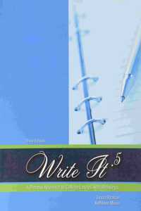 Write It .5: A Process Approach to College Essays, with Readings