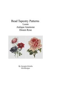 Bead Tapestry Patterns Loom Antique anemone dream rose