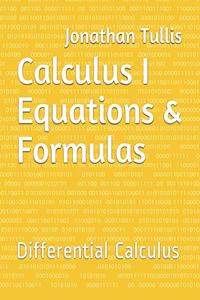 Calculus I Equations & Formulas