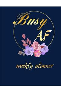 Busy AF Weekly Planner