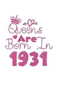 Queens Are Born In 1931 Notebook