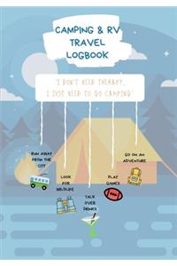 Camping And RV Travel Logbook