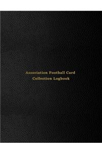 Association Football Card Collection Logbook