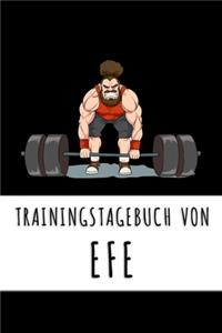 Trainingstagebuch von Efe