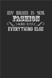 Funny Fashion Lover Notebook 120 Pages Blank Lined for Fashion Lovers