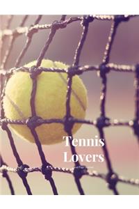 Tennis Lovers 100 page Journal