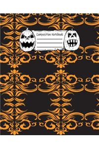 Abstract Halloween Pattern Volume 1 Wide Ruled Journal