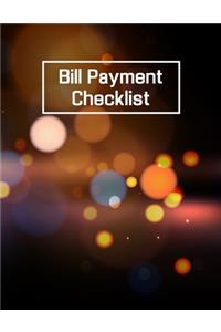 Bill Payment Checklist