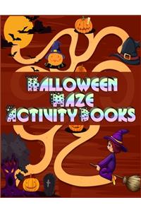 Halloween Maze Activity Books