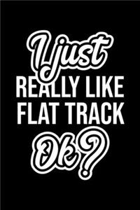 I Just Really Like Flat Track Ok?