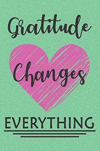 Gratitude Changes Everything Thanksgiving Journal