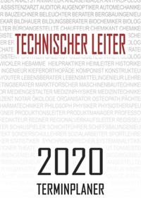 Technischer Leiter - 2020 Terminplaner
