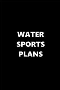 2020 Daily Planner Sports Theme Water Sports Plans Black White 388 Pages