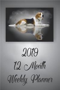 2019 12 Month Weekly Planner