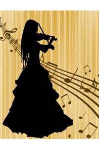 Blank Sheet Music Notebook