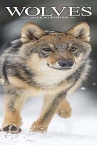 Wolves 2021 Slim Calendar