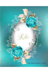 Kiki, 2019 Christian Weekly Planner: 90 Pages with Monthly and Annual Calendars, Weekly Planner Pages Featuring Over 60 Different Bible Verses