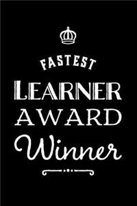 Fastest Learner Award Winner