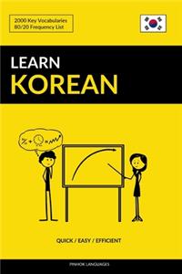 Learn Korean - Quick / Easy / Efficient