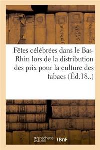 Fêtes Célébrées Dans Le Département Du Bas-Rhin